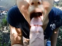 סקס גדול לצפות היה אימון עם תלמיד חדש עם רצועה-על הלשון.